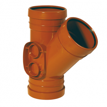 E.TUPLING 160MM UNDERGROUND DRAINAGE T/S EQUAL 45DEG BRANCH