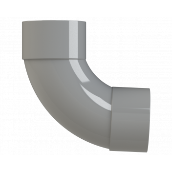 S/WELD SWEPT BEND 92.5DEG; 50MM GREY