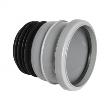 FLOPLAST RING-SEAL UNIVERSAL PIPE CONNECTOR;4\"/110 SOIL GREY