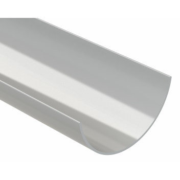 RWHR112 HALF ROUND GUTTER; 4M GREY