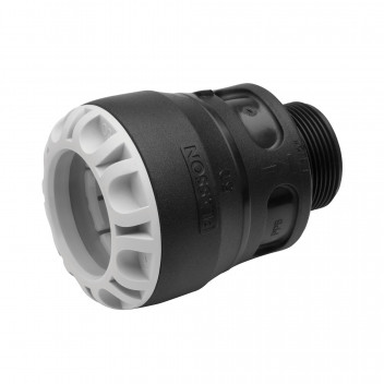 PLASSON PUSHFIT MALE ADAPTOR 40MM X 1 1/4\"