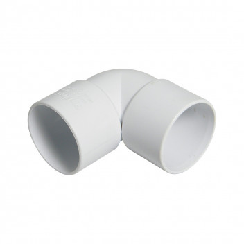 E.TUPLING SOLVENT WASTE 90DEG BEND - 32MM - WHITE