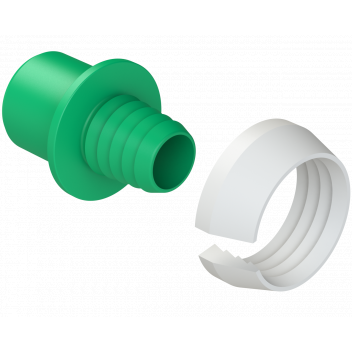 POLYFAST LIGHT GREEN PE ADAPTOR SET;25MM