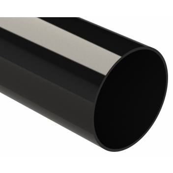 DPR68 ROUND DOWNPIPE; 4M BLACK