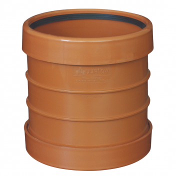 E.TUPLING 160MM UNDERGROUND DRAINAGE DOUBLE SOCKET COUPLER