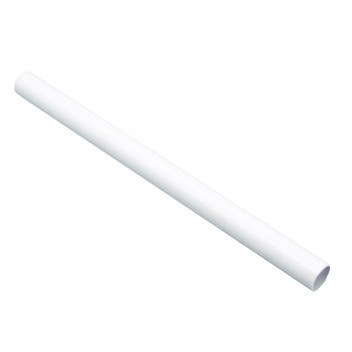 FLO OVERFLOW PIPE; 3M LENGTH WHT
