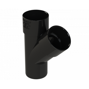 S/WELD JUNCTION 45DEG; 40MM BLACK