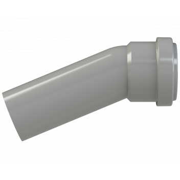 PUSHFIT SOIL BOSS BEND 157.5D;40MM GREY