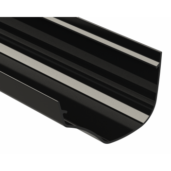 OGEE EXTRA GUTTER; 4M BLACK