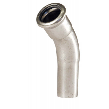 SS 316 PRESS - SPIGOT BEND 45° - 76.1MM
