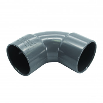 FLOPLAST S/WELD SWEPT BEND 92.5 DEG; 40MM ANTHRACITE GREY AG