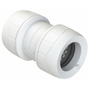 POLYPLUMB ENHANCED - 28MM COUPLER - WHITE