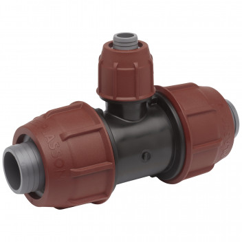 PLASSON REDUCING TEE 32MM X 25MM X 32MM BARRIER