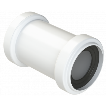 PUSHFIT UNIVERSAL WASTE COUPLER;40MM WHI