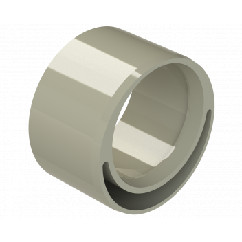 POLYPIPE S2000 MUPVC 50MM X 40MM REDUCER - SOLV GREY