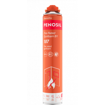 PENOSIL FIRE RATED GUNFOAM 187 720ML - RED (BOX:12)
