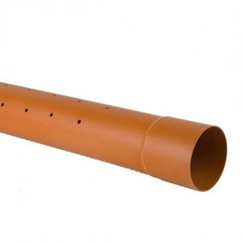 110MM X 6M BLOWN SOCKET PERFORATED PIPE