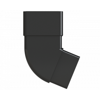 DPSQ65 112.5 DEGREE OFFSET BEND; BLACK