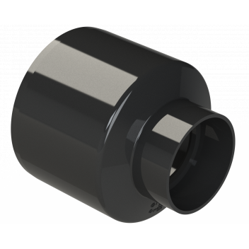 POLYPIPE RING-SEAL REDUCER;4\"/110MM WASTE CONC BLACK
