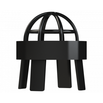 PUSHFIT VENT TERMINAL; 50MM BLACK