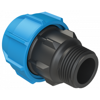 POLYFAST MALE ADAPTOR; 32MM X 1\" BSP