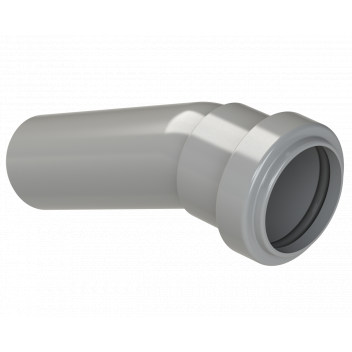 PUSHFIT SOIL BOSS BEND 157.5D;32MM GREY