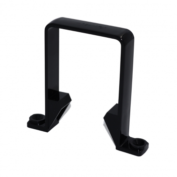 E.TUPLING 65MM SQUARE DOWNPIPE CLIP - BLACK