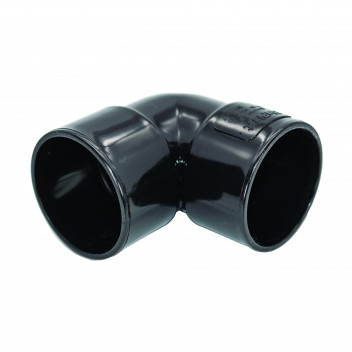 FLOPLAST S/WELD KNUCKLE BEND 90 DEG; 40MM BLACK