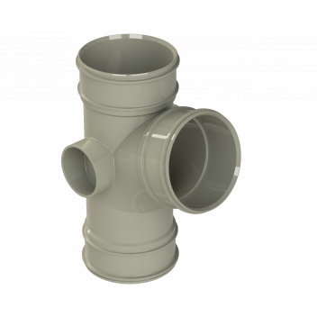 S2000 SINGLE BRANCH; 4\"/110MM 104DEG SOLVENT GREY