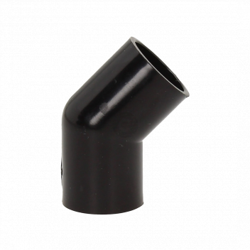 E. TUPLING OVERFLOW 90 DEG KNUCKLE BEND 21.5MM - BLACK