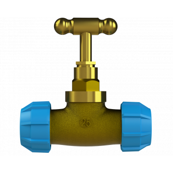 POLYFAST 25MM GUNMETAL STOP COCK