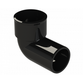POLYPIPE S2000 32MM MUPVC 90DEG CONVERSION BEND - BLACK