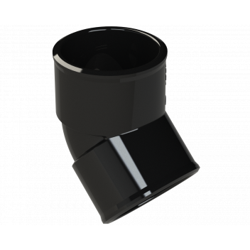 POLYPIPE S2000 32MM MUPVC 45 DEG OBT BEND - BLACK