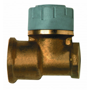 POLYPLUMB WALL PLATE ELBOW BRASS;22X1/2\"