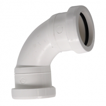 E.Tupling Push-Fit Waste 32mm 92.5° Swept Bend White