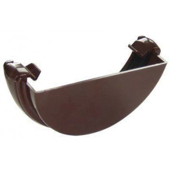 FLOPLAST MINIFLO GUTTER STOPEND BROWN