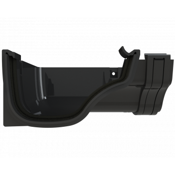 OGEE EXTRA 90 DEG INTERNAL ANGLE; BLACK