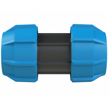 POLYFAST STRAIGHT COUPLER; 25MM