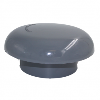 E.TUPLING 4\" SOIL EXTRACT COWL (MUSHROOM) - GREY