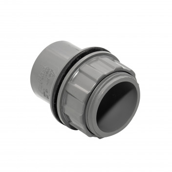 FLOPLAST S/WELD TANK CONNECTOR; 32MM GREY