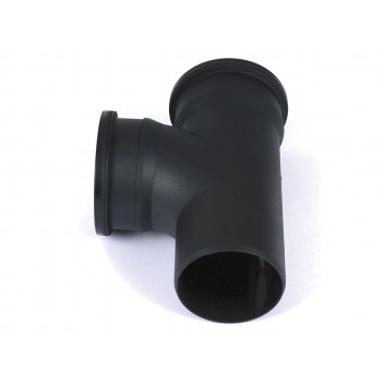 110MM CAST IRON EFFECT DOUBLE SOCKET 92.5° SOIL BRANCH WITHOUT BOSSES