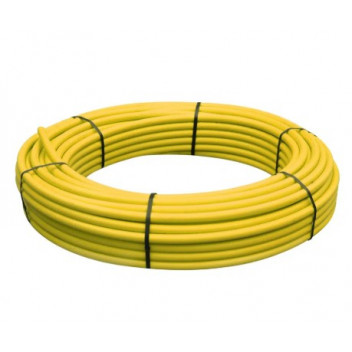 MDPE 25MM X 50M COIL YELLOW GAS