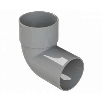 S/WELD SWIVEL BEND 92.5DEG; 50MM GREY