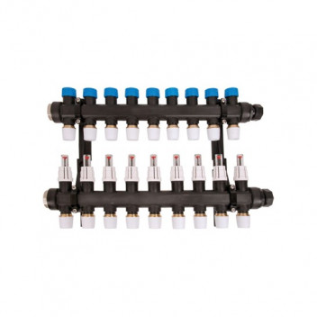 *UFH PLASTIC 15MM MANIFOLD PFIT; 9 PORT