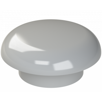 UNIV VENT COWL; 4\"/110MM GREY