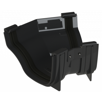 OGEE EXTRA 150 DEG EXTERNAL ANGLE; BLACK