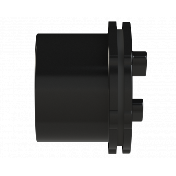 PUSHFIT SCREWED ACCESS STOP END PLUG; 32MM BLACK