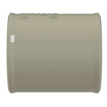 POLYPIPE S2000 32MM MUPVC STRAIGHT COUPLING - SOLV GREY