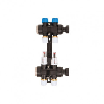 *UFH PLASTIC 15MM MANIFOLD PFIT; 2 PORT
