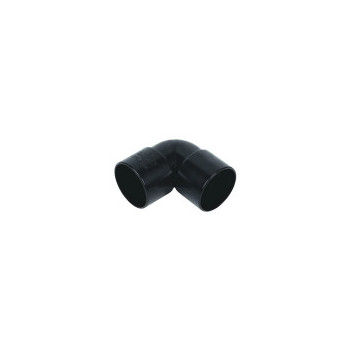 E.TUPLING SOLVENT WASTE 90DEG BEND - 50MM - BLACK